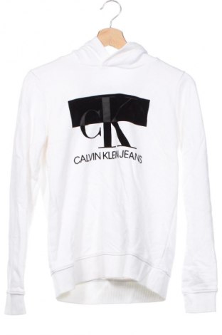 Gyerek sweatshirt Calvin Klein Jeans, Méret 13-14y / 164-168 cm, Szín Fehér, Ár 12 199 Ft