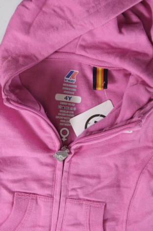 Kinder Sweatshirts K-Way, Größe 3-4y/ 104-110 cm, Farbe Rosa, Preis € 33,99