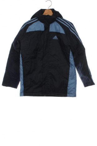 Kinderjacke Adidas, Größe 10-11y/ 146-152 cm, Farbe Blau, Preis 29,49 €