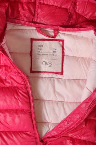 Kinderjacke Oviesse, Größe 7-8y/ 128-134 cm, Farbe Rosa, Preis 11,49 €