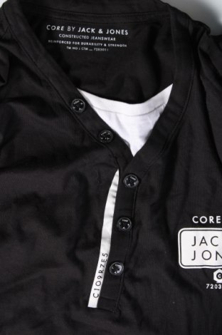 Męska bluzka Core By Jack & Jones, Rozmiar L, Kolor Czarny, Cena 28,99 zł