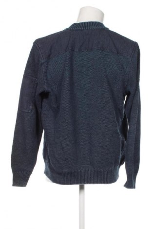 Herren Strickjacke, Größe L, Farbe Blau, Preis 27,49 €