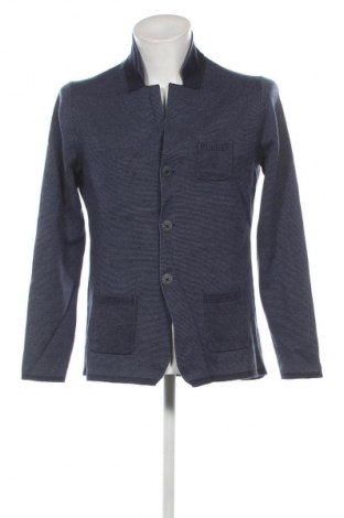 Herren Strickjacke Jean Carriere, Größe L, Farbe Blau, Preis 16,99 €