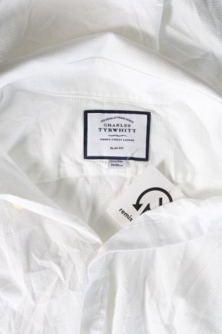 Ανδρικό πουκάμισο Charles Tyrwhitt, Μέγεθος M, Χρώμα Λευκό, Τιμή 17,49 €