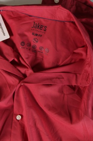 Herrenhemd Jake*s, Größe M, Farbe Rot, Preis € 23,99