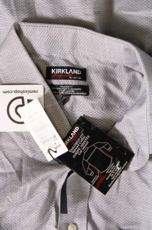 Herrenhemd Kirkland, Größe XL, Farbe Grau, Preis 8,49 €