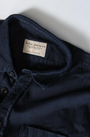 Ανδρικό πουκάμισο Nudie Jeans Co, Μέγεθος S, Χρώμα Μπλέ, Τιμή 19,49 €