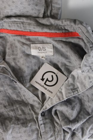 Herrenhemd Q/S by S.Oliver, Größe M, Farbe Grau, Preis € 5,49