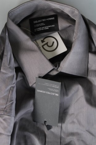 Herrenhemd Selected Homme, Größe L, Farbe Grau, Preis € 29,49