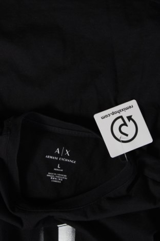 Tricou de bărbați Armani Exchange, Mărime L, Culoare Negru, Preț 203,44 Lei