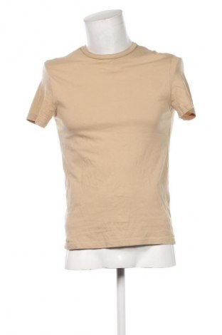 Herren T-Shirt H&M, Größe S, Farbe Beige, Preis 5,99 €