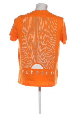 Herren T-Shirt Here & Now, Größe XL, Farbe Orange, Preis 6,99 €