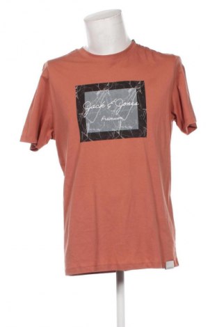 Herren T-Shirt Jack & Jones, Größe M, Farbe Braun, Preis € 21,48