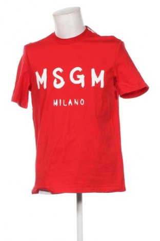 Pánske tričko  MSGM, Veľkosť S, Farba Červená, Cena  119,95 €