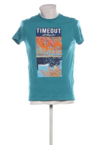 Męski T-shirt Timeout, Rozmiar M, Kolor Niebieski, Cena 20,99 zł