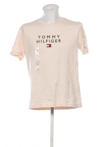 Tricou de bărbați Tommy Hilfiger, Mărime XL, Culoare Bej, Preț 175,99 Lei