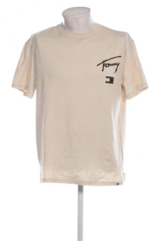 Herren T-Shirt Tommy Jeans, Größe L, Farbe Beige, Preis € 57,49