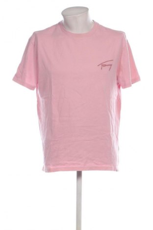 Herren T-Shirt Tommy Jeans, Größe L, Farbe Rosa, Preis € 28,99