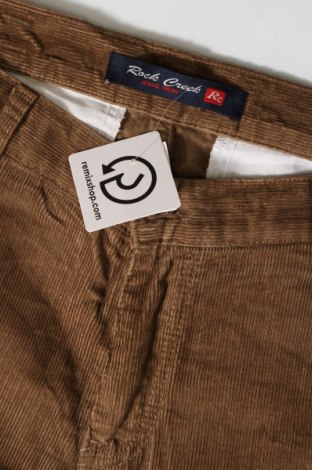 Pantaloni raiați de bărbați Rock Creek, Mărime XL, Culoare Bej, Preț 58,99 Lei