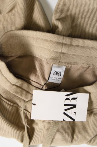 Pantaloni scurți de bărbați Zara, Mărime S, Culoare Bej, Preț 77,99 Lei