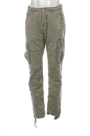 Pantaloni de bărbați ! Solid, Mărime M, Culoare Verde, Preț 44,99 Lei