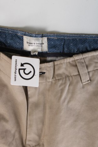 Pantaloni de bărbați Bruun & Stengade, Mărime L, Culoare Bej, Preț 100,99 Lei