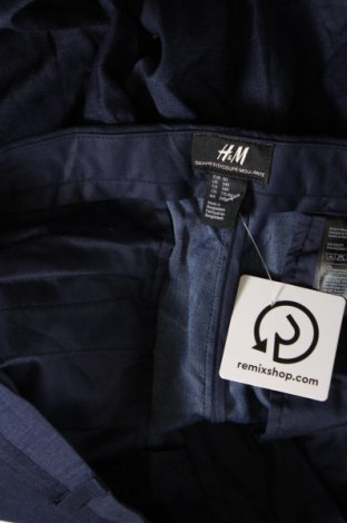 Pantaloni de bărbați H&M, Mărime L, Culoare Albastru, Preț 64,99 Lei