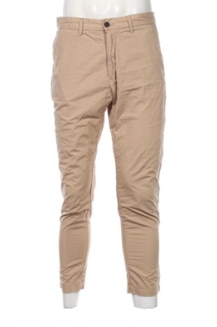 Pantaloni de bărbați H&M L.O.G.G., Mărime M, Culoare Bej, Preț 128,99 Lei