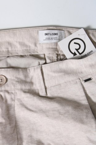 Herrenhose Only & Sons, Größe S, Farbe Beige, Preis 9,99 €