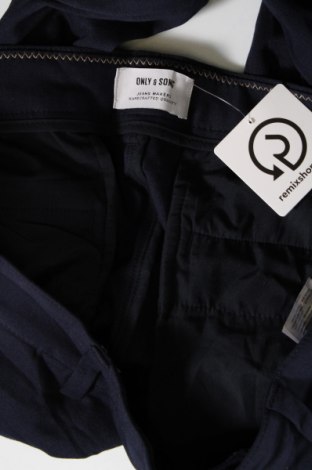 Pantaloni de bărbați Only & Sons, Mărime L, Culoare Albastru, Preț 70,99 Lei