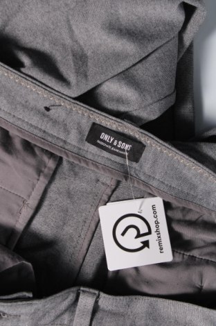 Herrenhose Only & Sons, Größe L, Farbe Grau, Preis € 15,49