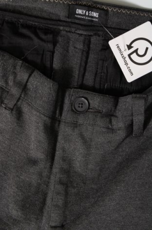 Pantaloni de bărbați Only & Sons, Mărime L, Culoare Gri, Preț 128,99 Lei