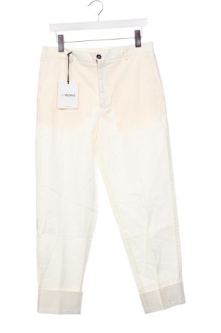 Pantaloni de bărbați PEOPLE, Mărime M, Culoare Alb, Preț 185,99 Lei