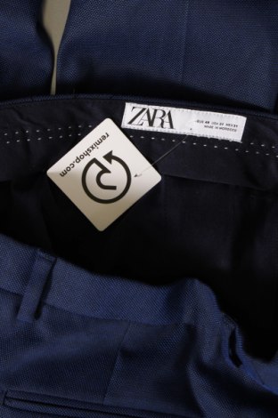 Pantaloni de bărbați Zara, Mărime M, Culoare Albastru, Preț 41,99 Lei