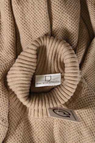 Herrenpullover Born with appetite, Größe L, Farbe Beige, Preis € 12,49