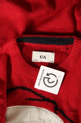 Herrenpullover C&A, Größe S, Farbe Rot, Preis € 13,99