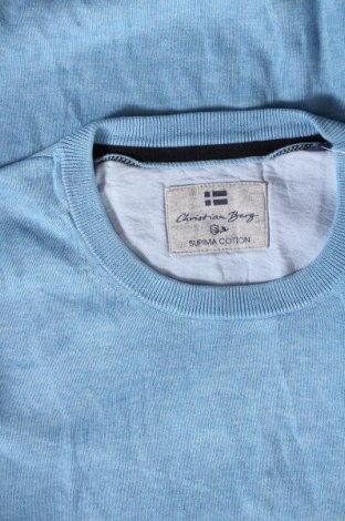 Herrenpullover Christian Berg, Größe L, Farbe Blau, Preis 14,99 €