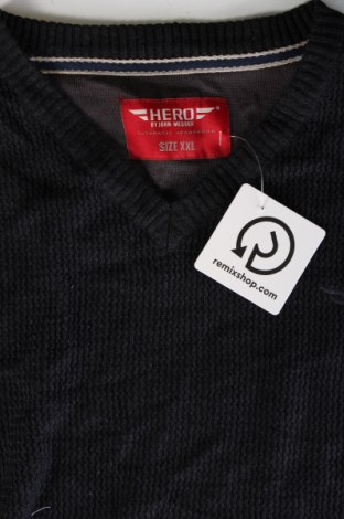 Herrenpullover HERO by John Medoox, Größe XXL, Farbe Grau, Preis € 26,49