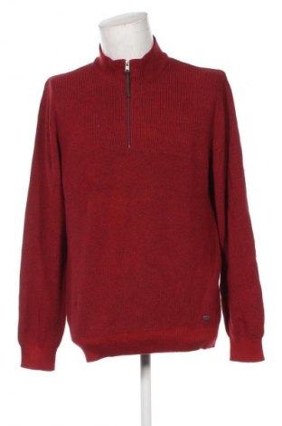 Herrenpullover Jean Carriere, Größe L, Farbe Rot, Preis € 6,99