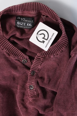 Herrenpullover Jean Pascale, Größe XXL, Farbe Rot, Preis € 14,99