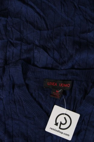 Herrenpullover Linea Uomo, Größe M, Farbe Blau, Preis 9,99 €