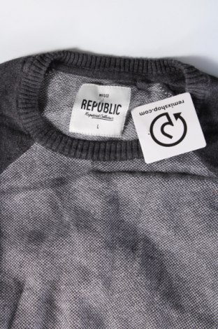 Herrenpullover Republic, Größe L, Farbe Grau, Preis € 24,99