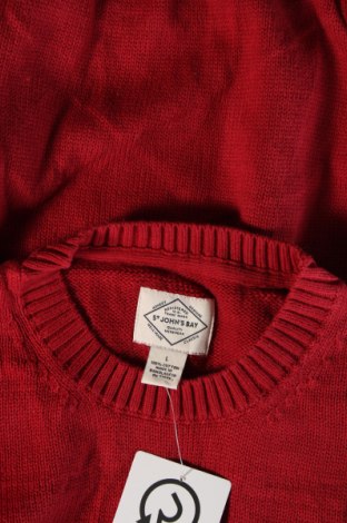 Herrenpullover St. John's Bay, Größe L, Farbe Rot, Preis 13,99 €