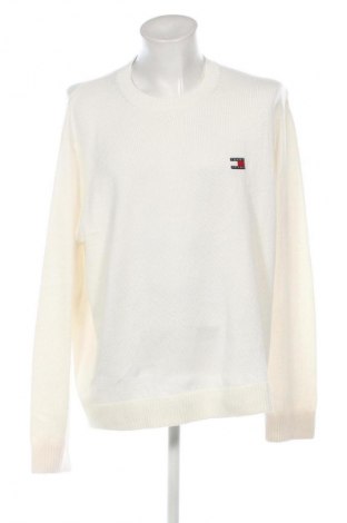 Herrenpullover Tommy Jeans, Größe XXL, Farbe Weiß, Preis 76,49 €