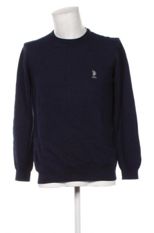 Męski sweter U.S. Polo Assn., Rozmiar L, Kolor Niebieski, Cena 102,99 zł