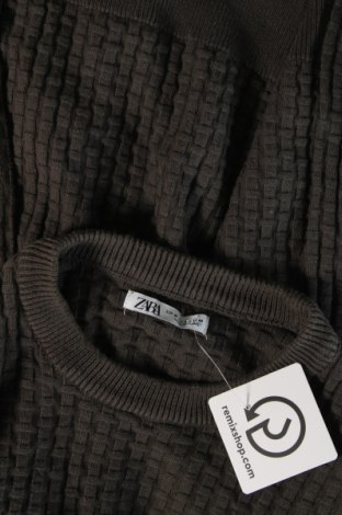 Herrenpullover Zara, Größe M, Farbe Grün, Preis € 22,49