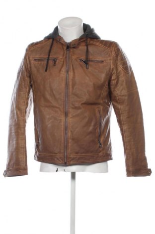 Herren Lederjacke, Größe L, Farbe Braun, Preis 16,49 €