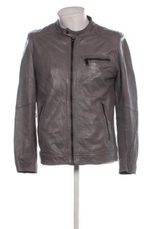 Herren Lederjacke Freaky Nation, Größe L, Farbe Grau, Preis € 87,99