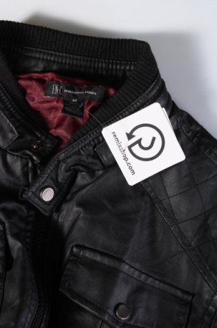 Herren Lederjacke INC International Concepts, Größe M, Farbe Schwarz, Preis 26,49 €