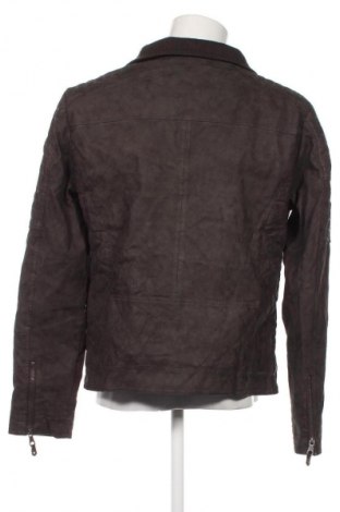 Herren Lederjacke Much More, Größe L, Farbe Grau, Preis 34,49 €